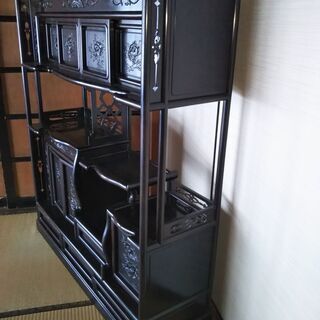 🌻 黒檀の飾り棚。の画像