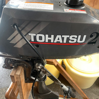 ゴムボート　2馬力船外機　魚探　その他セットの画像