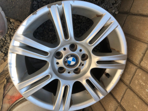 格安！　BMW E90/Mスポーツ純正ホイール　F8Jx17+34 R8.5Jx17+37 120-5H 塗装ハゲ汚れ多数あり！　歪み