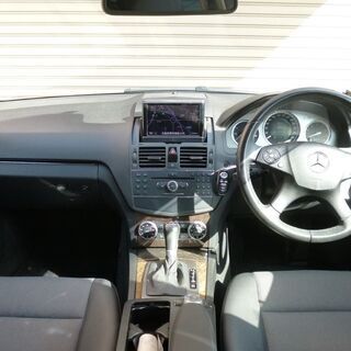 検査3年7月C200ワゴンコンプレッサーアバンギャルド 実走6.8万km/純正HDDナビ/バックカメラ/ハーフレザー/クルーズコントロール/点検記録簿の画像