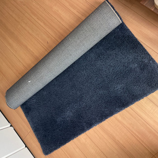 IKEA ラグ　133×195 ネイビー