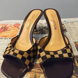 本日出品最終日☆LOUIS VUITTON サンダル 38 1/...