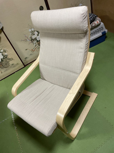 美品 イケア アームチェア 説明書付き