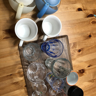 【お譲り先決まりました】グラス、カップ、急須などの画像