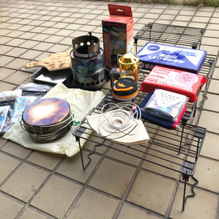ソロキャンプ用品差し上げますの画像