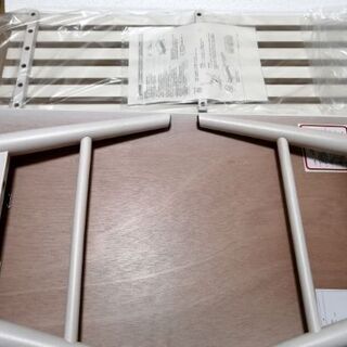 【新品未使用】ローテーブル　ホワイト　折りたたみの画像