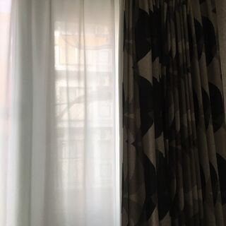 オーダーカーテン　2枚　希望があればレースもお付けしますの画像