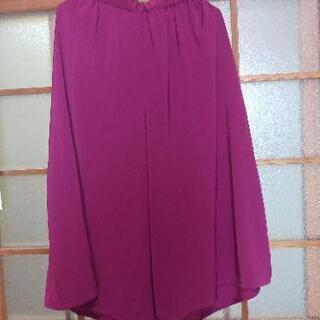 レディース　ワイドパンツLサイズの画像