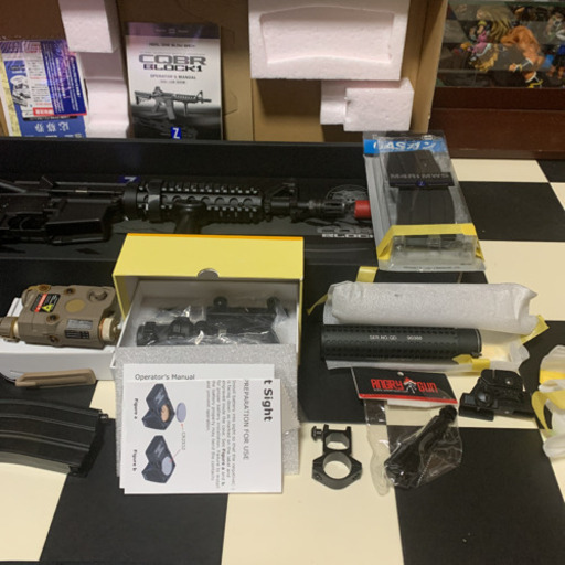 東東京マルイ M4 CQBR BLOCK1 ガスブローバックモデル 色々セット