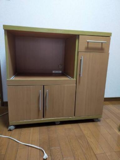 【お取引中】レンジ台(キッチン収納棚)
