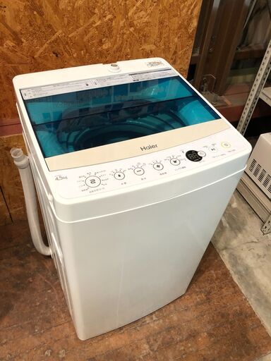 【動作保証60日間あり】Haier 2019年 JW-C45A 4.5kg 洗濯機【管理KRS308】