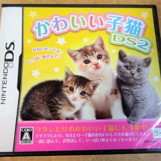 ☆DS/かわいい子猫DS2 ペット育成シミュレーション◆子猫のし...