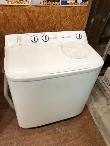 【動作保証60日間あり】Haier 2018年 JW-W55E 5.5kg 二槽式洗濯機【管理KRS310】