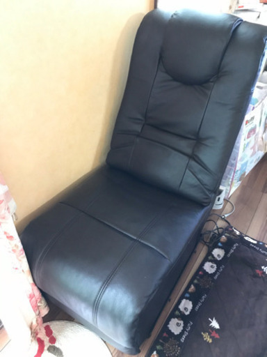 【値下げ】本革　電動リクライニングソファ