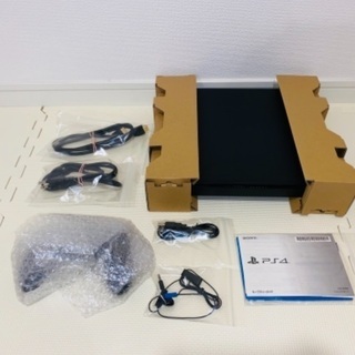 PS4 ジェットブラック 1TB CUH-2100BB01 本体一式 動作問題なし 説明書付き 箱付きの画像