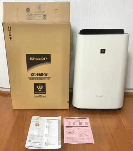 値下げ交渉可能！ シャープ SHARP 空気清浄機 2016年製 KC-E50-W