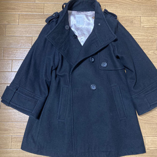 PAGE BOY 七分袖黒のコート　Mサイズ