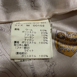 PAGE BOY 七分袖黒のコート　Mサイズの画像