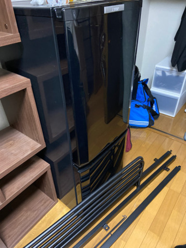 三菱　冷蔵庫　ブラック