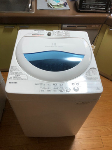 TOSHIBA洗濯機　5k 大変綺麗です。