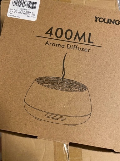 アロマ加湿器 木目　音楽も聴けて カラフルLED 多機能