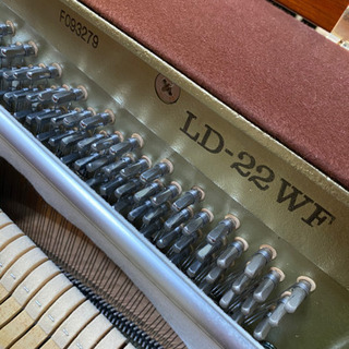 ♬カワイ/ ラグジュアリーなKAWAI LD22WF アップライトピアノ の画像