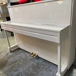 ♬白いアップライトピアノ Pearl&river