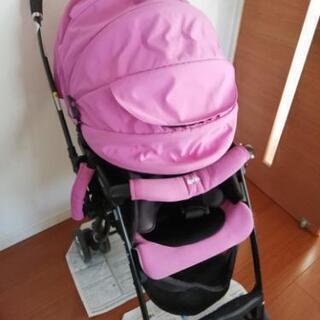 【お取引中】生後1ヶ月からOKベビーカー　説明書付アップリカ　エアリアラクーナの画像