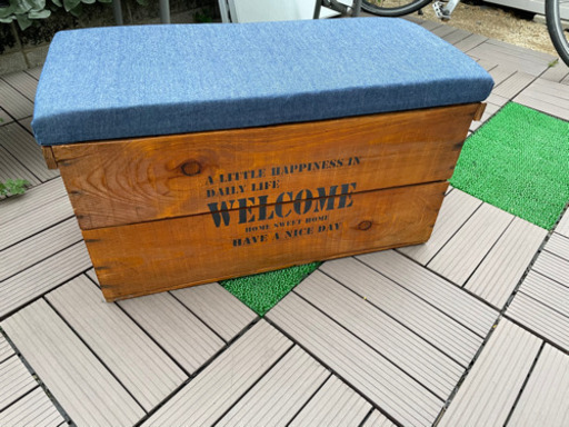 ベンチ収納　決まりました