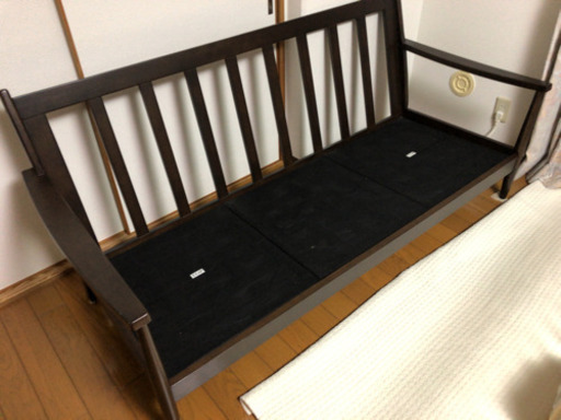 【直接引取のみ対応】再値下げしました❗️ 3人掛けソファー バラしてお渡し可！（3月初旬までの出品）