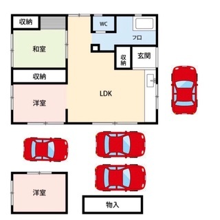 🉐初期費用完全無料!!  日当たり良好！   海まで車で10分位  使いやすい平屋P6台可 ペット多頭可 - 大網白里市