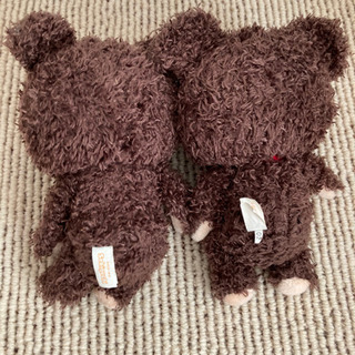 くまの学校☆ジャッキーのぬいぐるみ2体おまけ付きの画像