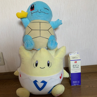 ポケモン　ぬいぐるみ　ゼニガメ•トゲピーの画像