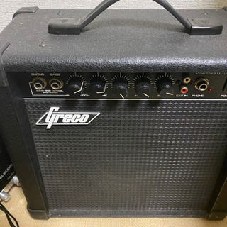 ベースとアンプ(ジャンク)の画像