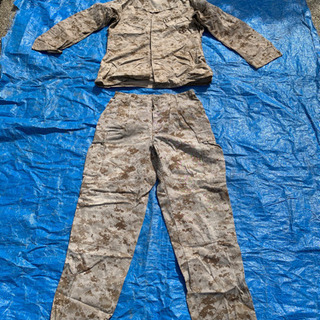 米軍、アメリカ軍、海兵隊、キャップ、戦闘服、上下、セット