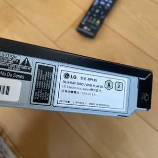 LG DVD Blu-ray プレーヤー　BP135の画像