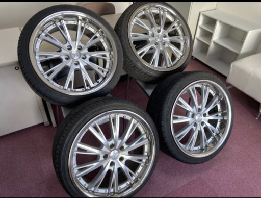 アルファード・ヴェルファイア　極上品 アネーロコラソン シャルマン 20インチ 8.5J +35・9.5J+38 PCD114.3-5H 225/35Ｒ20245・245/40R20