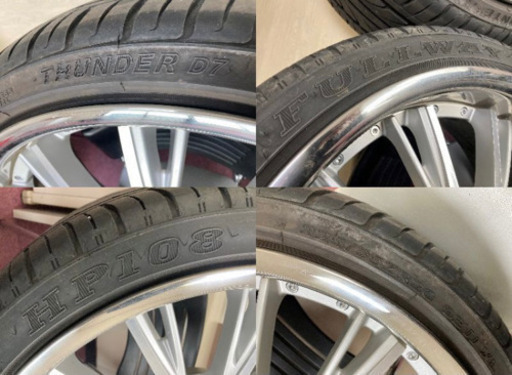 アルファード・ヴェルファイア　極上品 アネーロコラソン シャルマン 20インチ 8.5J +35・9.5J+38 PCD114.3-5H 225/35Ｒ20245・245/40R20
