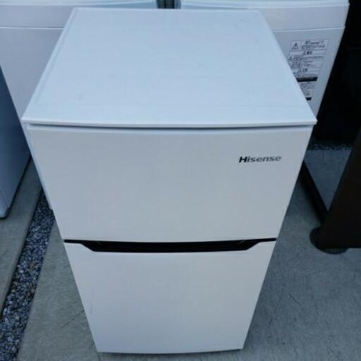 2019年製 Hisense ハイセンス 2ドア 冷凍冷蔵庫 HR-B95A 93L