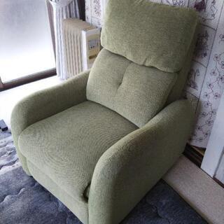 「ジャンク品」ニトリリクライニングソファー0円