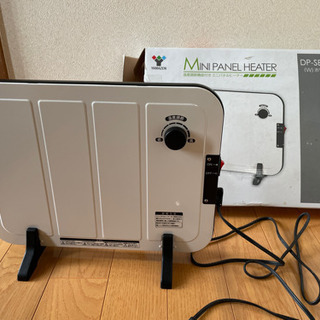 温度調整機能付きミニパネルヒーター　0円