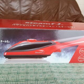 【１回使用のみ美品】パワフルハンディスチーマー／スチームQの画像