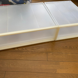 無印良品　収納ケース　2個