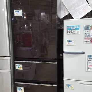 三菱　2016年製　MR-CX37A-BR 　365L　3ドア冷蔵庫