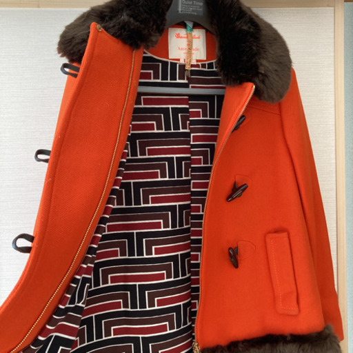 Kate Spade ダッフルコート ケイトスペード オレンジ ダッフル