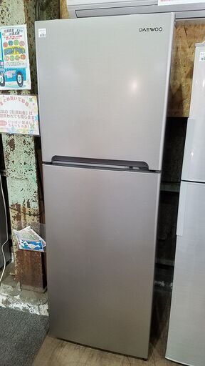 【管理IR012763-104】DAEWOO ダイウ 2017年製　DR-T24GS　243L　2ﾄﾞｱ冷蔵庫