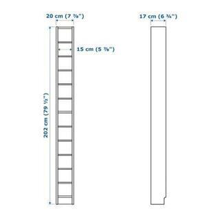 お値下げ! 3点セット IKEA GNEDBY グネドビー 棚 本棚 シェルフの画像