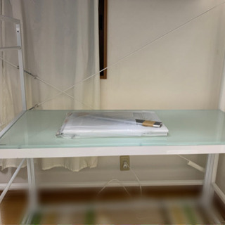Francfranc フランフラン　ガラスデスク