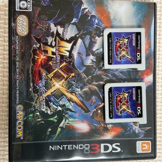 3DS LLとモンハンXXのセット（モンハンX付き）