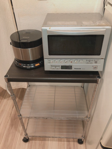 キッチン ラック ブラウン ワゴン